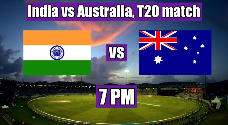 Today's cricket match time in India