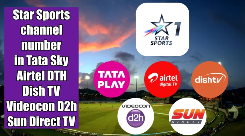 Star Sports channel number